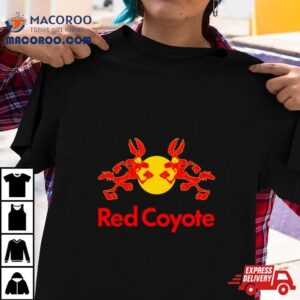 Red Coyote Gives You Acme Brand Wings Funny Logo Tshirt