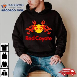 Red Coyote Gives You Acme Brand Wings Funny Logo Tshirt