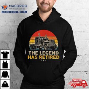 Retired Trucker – Vintage Retro Style Shirt