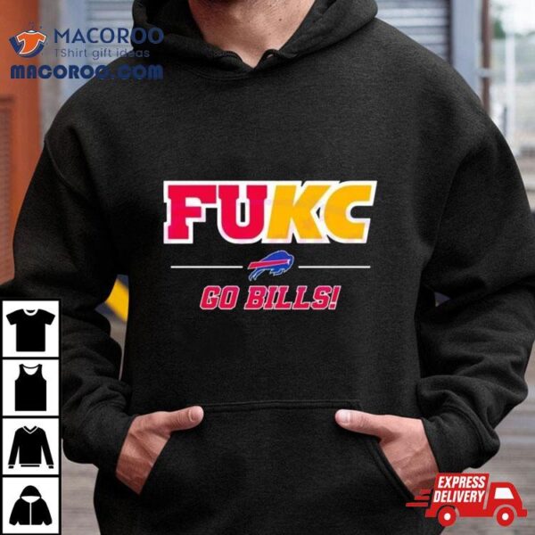 Retro Go Bills Fukc Logo Football 2024 T Shirt