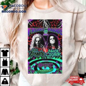 Rob Zombie And Alice Cooper&rsquo;s 2024 Tour T Shirt