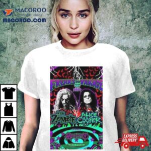Rob Zombie And Alice Cooper&rsquo;s 2024 Tour T Shirt