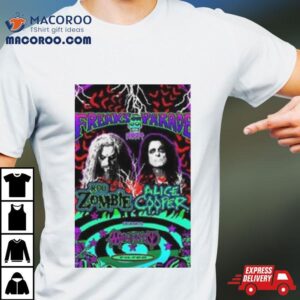 Rob Zombie And Alice Cooper’s 2024 Tour T Shirt 2 Rob Zombie And Alice Cooper Rsquo S Tour Tshirt