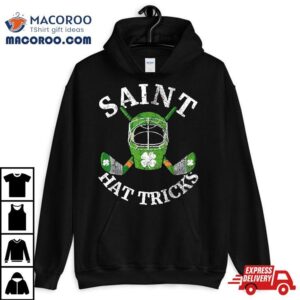 Saint Hat Tricks Hockey Shamrock St Patricks Day Gift Boys Shirt