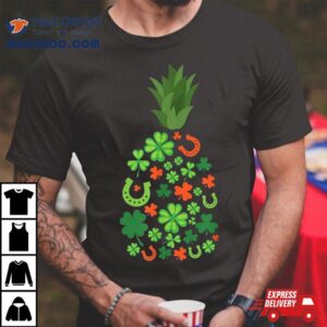 Saint Patrick's Day Pineapple Hawaiian Tropical Irish Shirt 3 Saint Patrick S Day Pineapple Hawaiian Tropical Irish Tshirt