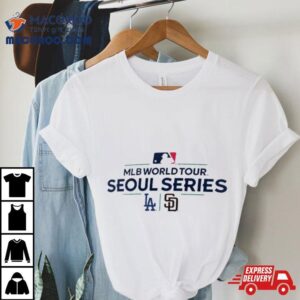 San Diego Padres Vs Los Angeles Dodgers 2024 Mlb World Tour Seoul Series Matchup T Shirt