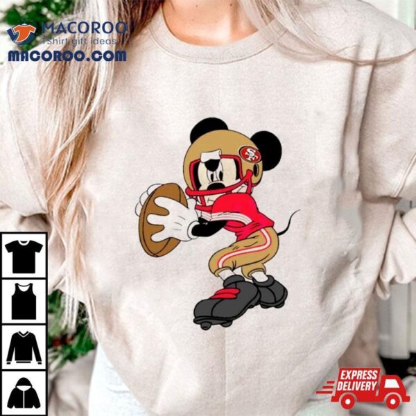 San Francisco 49ers Mickey Mouse Football Shirt