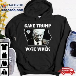 Save Trump Vote Vivek Iowa Map Tshirt