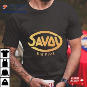 Savoy Big Five Logo Vintage Tshirt