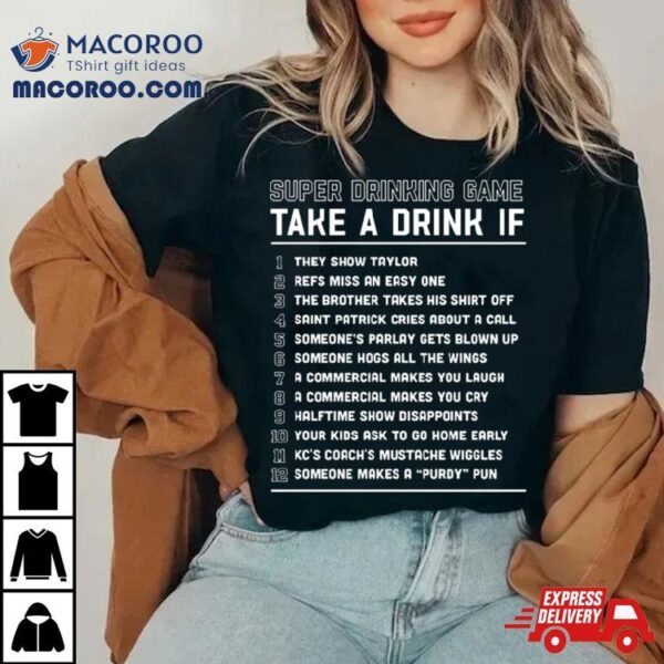 Sb Drinking Game T Shirt