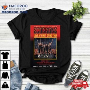 Scorpions Love At First Sting Tour At Etihad Yas Island In Abu Dhabi On May Th Tshirt