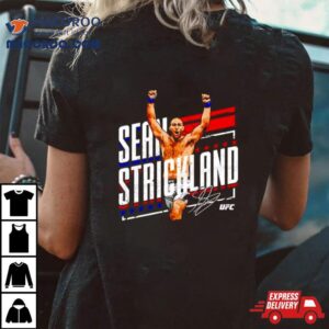 Sean Strickland Ufc Stars Signature Vintage Tshirt
