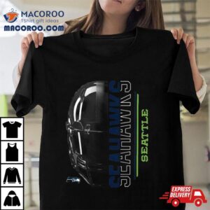 Seattle Seahawks Starter Half Helmet Logo 2024 T Shirt