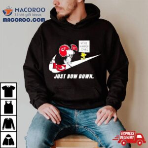 Snoopy Chiefs Just Bow Down We Are Number One Tshirt