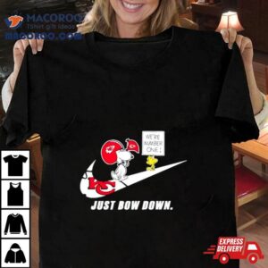 Snoopy Chiefs Just Bow Down We Are Number One Shirt