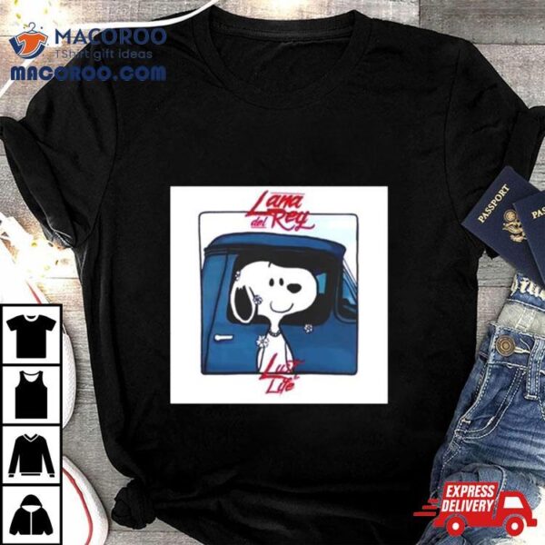 Snoopy Lana Del Rey Lust For Life T Shirt