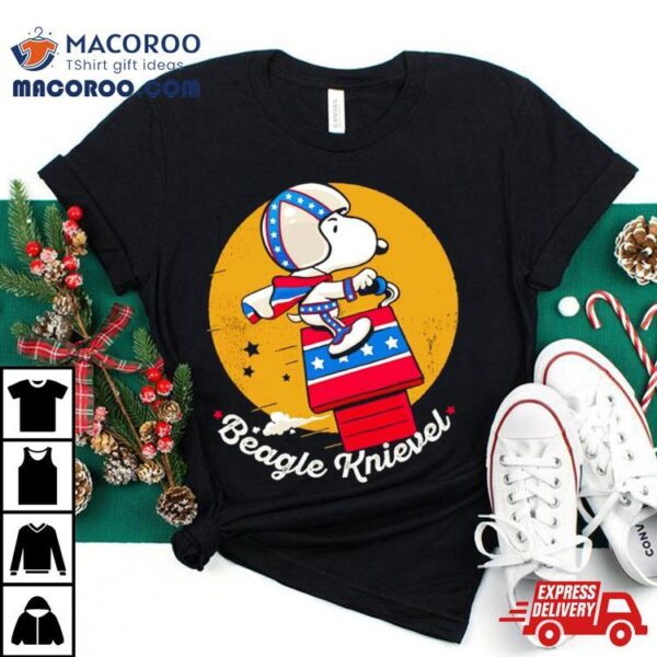 Snoopy Peanuts Beagle Knievel Shirt