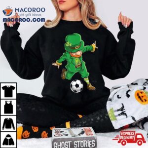 Soccer Leprechaun St Patricks Day Boys Girls Sports Tshirt