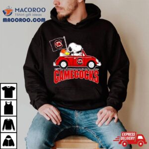 South Carolina Gamecocks Snoopy Driver Car Tshirt
