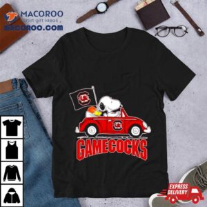 South Carolina Gamecocks Snoopy Driver Car Tshirt