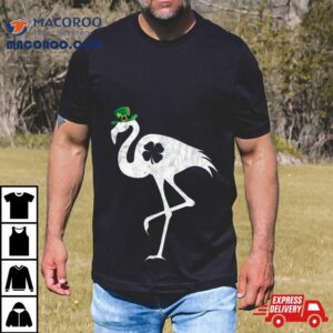 St Patricks Day Flamingo Shirt Lover Shamrock