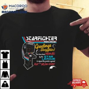 Starfighter Arcade Ar Tshirt