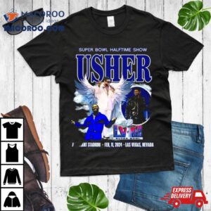 Super Bowl 2024 Halftime Show Usher Allegiant Stadium Feb, 11, 2024 Las Vegas, Nevada T Shirt