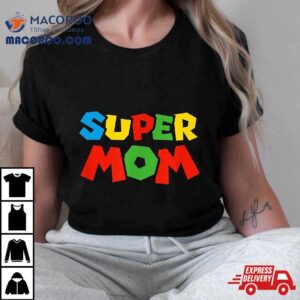 Super Mom Gamer Mothers Day Design Tshirt