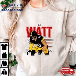 T.j. Watt Heavyweight Cartoon Shirt