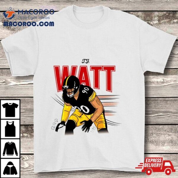 T.j. Watt Heavyweight Cartoon Shirt