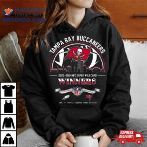 Tampa Bay Buccaneers Winners Season Nfc Super Wild Card Nfl Divisional Skyline January Raymond James Stadium Tshirt