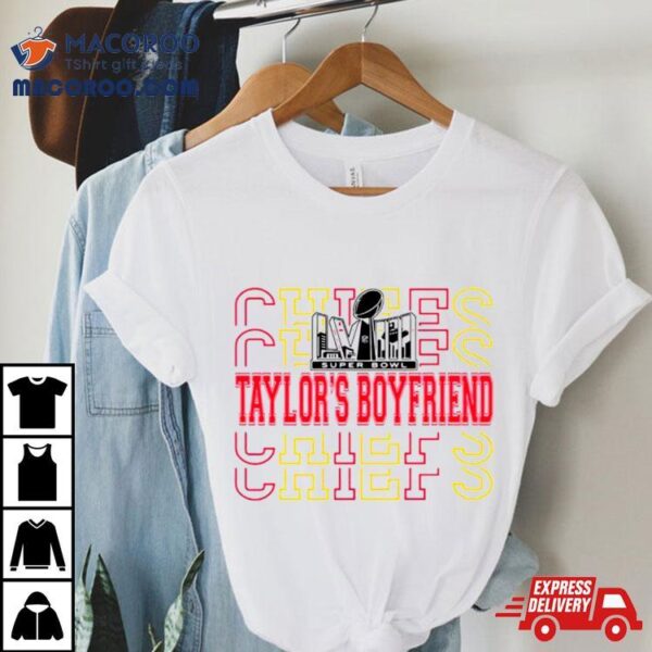 Taylors Boyfriend Super Bowl Chiefs Football Shirt