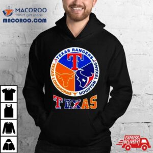 Texas Texas Rangers Texas Longhorns Houston Texans Parody Logo Tshirt