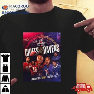 The Afc Championship Is Set Kansas City Chiefs Vs Baltimore Ravens Nfl Playoffs Tshirt