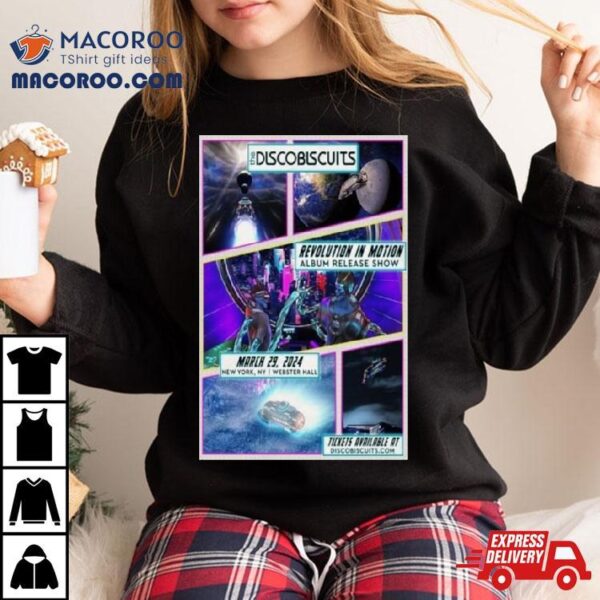 The Disco Biscuits Tour 2024 Webster Hall T Shirt