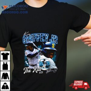 The Kid Seattle Baseball Legend Graphic Ken Griffey Jr Tshirt