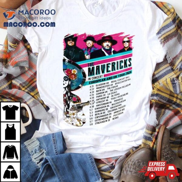 The Mavericks In Concert European And Uk Tour 2024 T Shirt