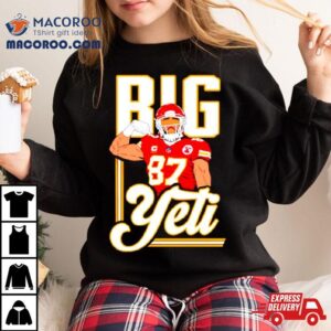 Travis Player Football Kelce Big Yeti Tshirt