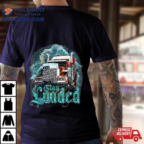 Truck Driver Design For Dad Big Rig Semi-trailer Truckin Shirt