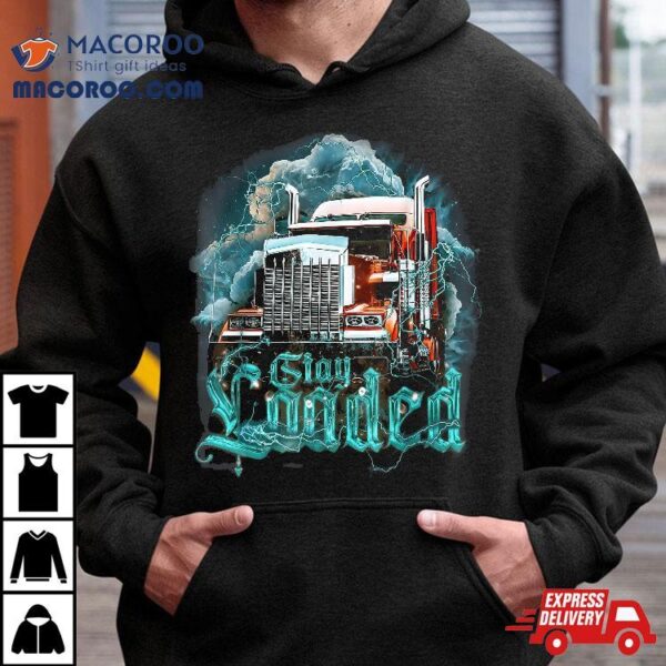 Truck Driver Design For Dad Big Rig Semi-trailer Truckin Shirt