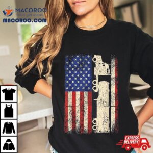 Truck Driver Usa American Flag Patriotic Trucker Tshirt