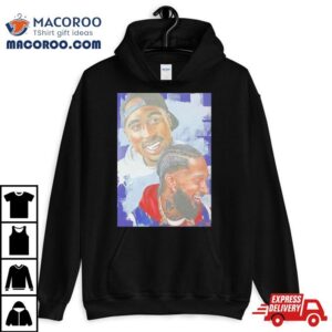 Two Legends Nipsey Hussle And Tupac Hip Hop Rapper Shirt
