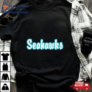 Unc Wilmington Basketball Seahawks In Black Tshirt