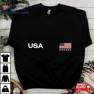 Usa Hockey Flag Tshirt