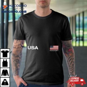 Usa Hockey Flag Tshirt