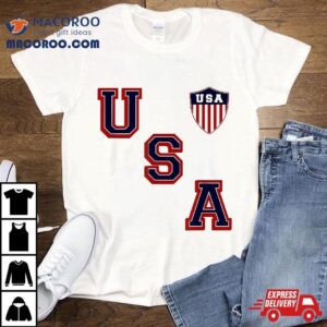 Usa Vintage Hockey S Throwback Jersey Tshirt