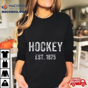 Vintage Style Ice Hockey Established 1875 Shirt