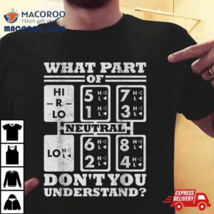 What Part Of Truck Gear Don T You Understand Trucker Driver Tshirt