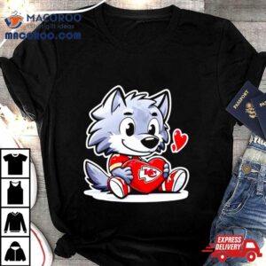 Wolf Valentine Kansas City Chiefs Football Tshirt