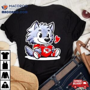 Wolf Valentine Kansas City Chiefs Football Tshirt